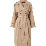 Gina Tricot Tøj Gina Tricot Maxi trench coat trenchcoats- Beige M Female