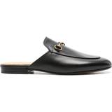 Gucci Sort Lave sko Gucci Princetown Leather Slipper - Black