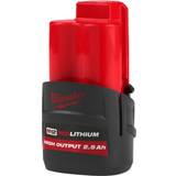 Milwaukee M12 High Output 2.5Ah Battery