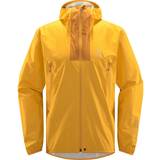 Gul - Polyamid Overtøj Haglöfs L.I.M Proof Jacket Men - Sunny Yellow/Desert Yellow