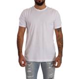 Dolce & Gabbana Bomuld Tøj Dolce & Gabbana White Crewneck Short Sleeve Cotton T-shirt IT44