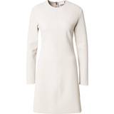 Calvin Klein Viskose Kjoler Calvin Klein Crepe Long Sleeve Mini Dress Grey