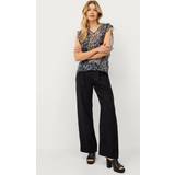 Gina Tricot Tøj Gina Tricot Bukser Denise Linen Trousers Sort