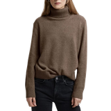 ASKET The Cashmere Roll Neck - Brown