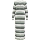 Dame - Lange kjoler - Stribede Object Collectors Item Strikket Maxikjole hvid