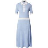 Hør - XXL Kjoler BOSS Linen-blend dress with button placket
