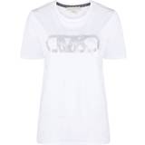 Michael Kors Lange ærmer Tøj Michael Kors Shirts 'RHINESTON' sølv hvid sølv hvid