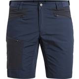 Polyester - Slim Shorts Lundhags Makke Light Stretch Hybrid Walking Short Men - Light Navy/Deep Blue