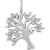 ByBiehl Charms & Vedhæng ByBiehl Tree of Life Pendant - Silver/Transparent