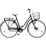 Skeppshult 47 cm Cykler Skeppshult omen's Bicycle Smile 7-Speed With Basket - Mirror Black