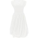 Marni Dame Kjoler Marni Midi Balloon Dress - White