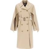 Burberry Bomuld Overtøj Burberry Belted Trench Coat - Honey