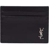 Saint Laurent Tegnebøger & Nøgleringe Saint Laurent Tiny Cassandre Leather Card Holder - Black