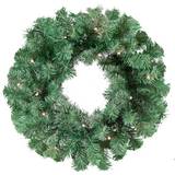 PVC Julepynt Nordic Winter Fir Wreath Green Julepynt 45cm