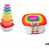 Privilege Køkkenopbevaring Privilege Set of lunch boxes Multicolour Stackable Food Container