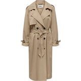 Dame - Trenchcoats Frakker Only Chloe Double Breasted Trenchcoat - Brown/Tannin