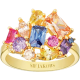 Sif Jakobs Guldbelagt Ringe Sif Jakobs Ivrea Ring - Gold/Multicolour