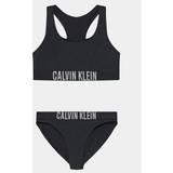 Calvin Klein Børnetøj Calvin Klein Swimwear Badeanzug KY0KY00056 Schwarz 10_12Y