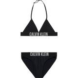 Calvin Klein Girls Triangle Bikini Set Intense Power Black 10-12 years