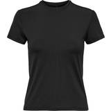 Bådudskæring - Jersey Tøj Only EA Short Sleeves O-Neck Top - Black