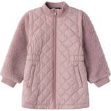Aftagelig hætte - Pink Børnetøj Name It Member Quilt Jacket - Deauville Mauve (13224708)