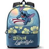 Disney Håndtag Tasker Disney Lilo und Stitch Lifestyle-Kleiner Fan HS Rucksack, Blau, 25 x 35 cm, Kapazität 12 L