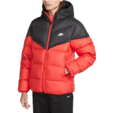 Nike Herre - Vinterjakker Nike Windrunner PrimaLoft Men's Storm FIT Hooded Puffer Jacket - Black/University Red/Sail
