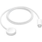 Apple Hvid - Oplader Batterier & Opladere Apple Watch Magnetic Fast Charger to USB-C Cable 1m