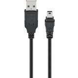 Skærmet - USB-kabel Kabler Goobay USB A - USB Mini-B 2.0 M-M 1.5m