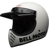Bell Motorcykelhjelme Bell Integralhjelm Moto-3 Classic, Hvid