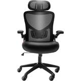 Justerbare sæder - Polyester Møbler Vevor Ergonomic Mesh Black Kontorstol 125cm