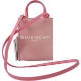Givenchy Dame Tasker Givenchy Pink Coated Canvas Vertical Mini Shoulder Bag