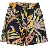 O'Neill 10 Tøj O'Neill Damen Amiri Strandshorts Shorts, 39033 Schwarze Tropische Blume