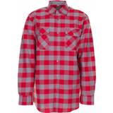 Planam Squarehemd Hemden rot/zink Gr