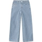 Aftagelig hætte - Stribede Børnetøj Name It Wide Leg Jeans - Medium Blue Denim (13227393)