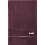 Hugo Boss Håndklæder Hugo Boss Plain Burgundy Bath Towel Red