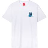 Santa Cruz Herre Tøj Santa Cruz Hvid T-shirt med skrigende bølgeprint