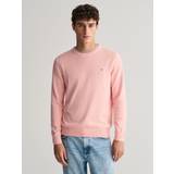 Gummi - Pink Tøj Gant Herre Klassiske crewneck sweater bomuld