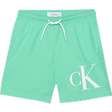 Calvin Klein Badetøj Børnetøj Calvin Klein Kid's Monogram Swim Shorts - Cabbage