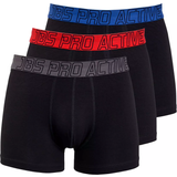 Herre Underbukser JBS ProActive 3-pack Boxer Short - Black