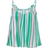 12 - Flæse Overdele Selected Striped Top - Snow White