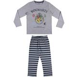 Grå Pyjamasser Børnetøj Harry Potter Kid's Hogwarts Long Pyjama Set - Grey (2200007699)