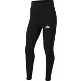 Spandex Bukser Børnetøj Nike Big Kid's Sportswear Favorites High-Waisted Leggings - Black/White (CU8248-010)