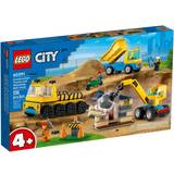 Byggepladser Lego Lego City Construction Trucks & Wrecking Ball Crane 60391