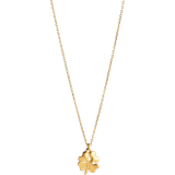 Sølv Halskæder ENAMEL Copenhagen Organic Clover Necklace - Gold