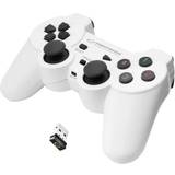 PlayStation 3 - Radio Frekvens (RF) Spil controllere Esperanza Gladiator Gamepad - White/Black