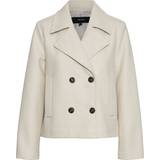 Vero Moda 48 - Polyester Tøj Vero Moda Vincemia Jacket - Grey/Oatmeal