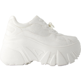Hvid - Polyuretan Sneakers Bershka XL platform Sneakers W - White