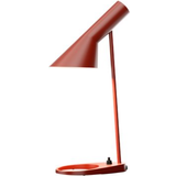 Louis Poulsen Skrivebordslamper Bordlamper Louis Poulsen AJ Mini Rust Red Bordlampe 43.3cm