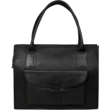 Opbevaring til laptop - Skind Håndtasker Adax Ragusa Valentina Shopping - Black